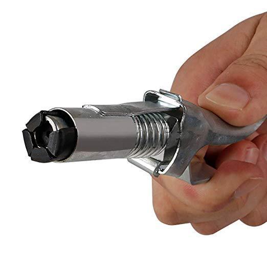 High pressure grease nozzle silver